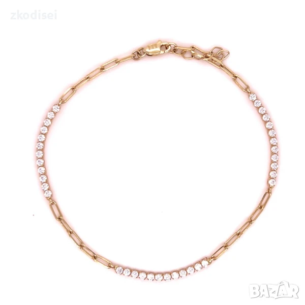 Златна дамска гривна 2,04гр. 20,0см. 14кр. проба:585 модел:32162-1, снимка 1