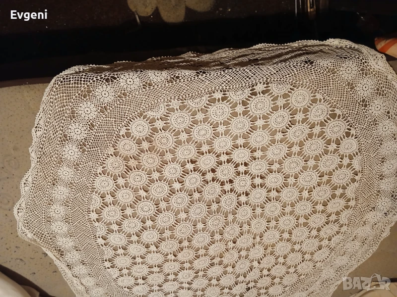 Кръгла покривка за маса, снимка 1