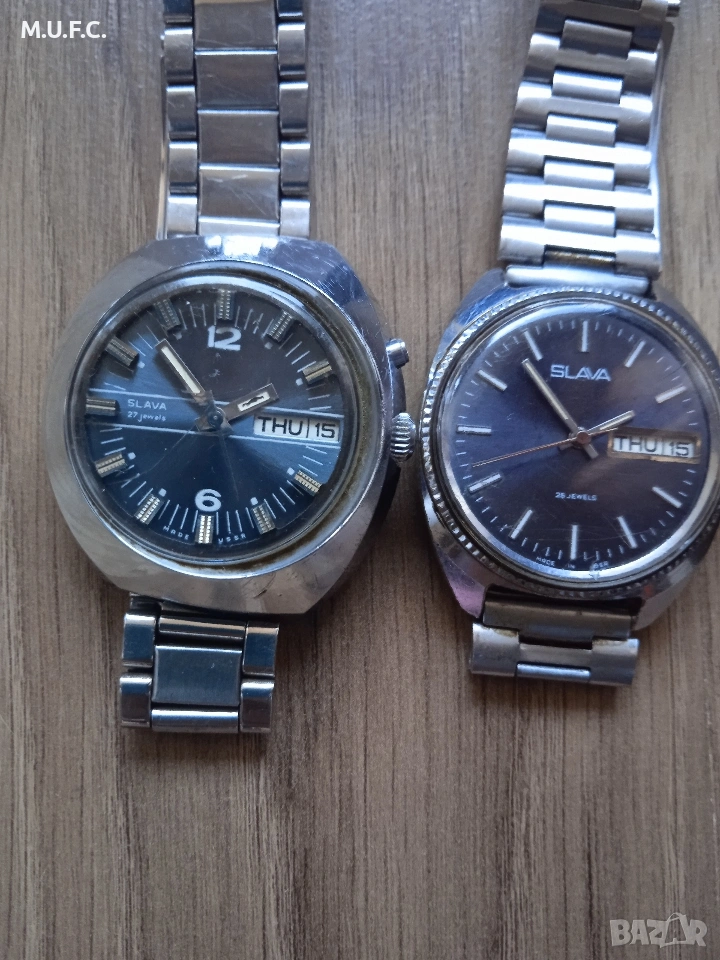 Часовник Слава СССР Работят., снимка 1