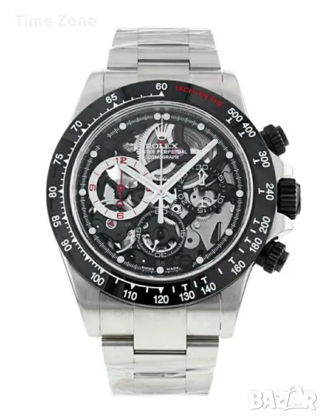 Rolex Cosmograph Daytona 40mm "La Barrichello" Steel Ceramic Bezel Skeleton Dial, снимка 1