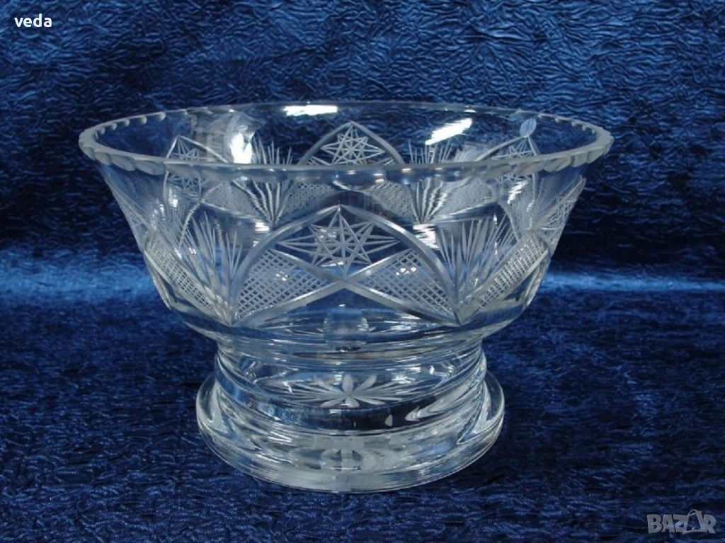 Кристална купа 24% Pbo диаметър 215 mm НОВА!, снимка 1