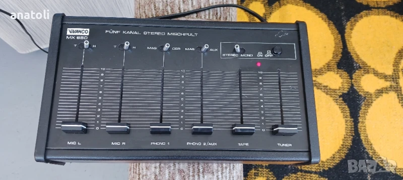 Смесителен пулт Vivanco MX-650 made in Japan , снимка 1