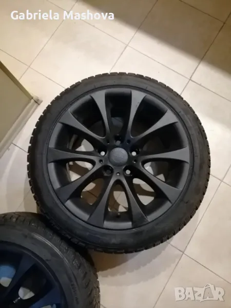 Оригинални 4 BMW джанти и 4 чисто нови зимни гуми 225/45 R17 дот23, снимка 1