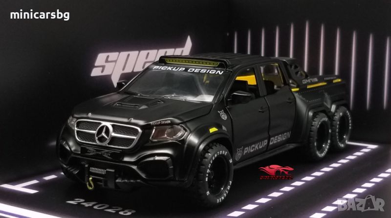 Метални колички: Mercedes-Benz Monster X-Class 6X6, снимка 1