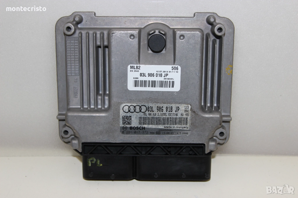 Моторен компютър Audi A4 B8 (2007-2015г.) 03L906018JP / 0281017372 / EDC17C46 / 03L 906 018 JP, снимка 1