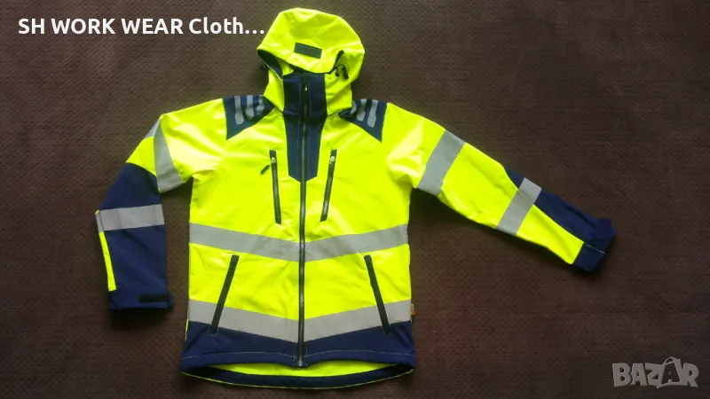 BLAKLADER 4491 2513 High Vis Softshell Work Stretch Jacket размер S еластично работно яке W4-220, снимка 1