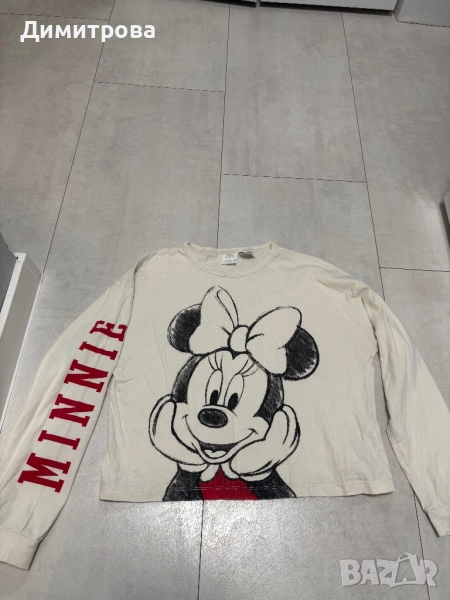 Детска къса широка блузка Zara 13-14г. 164см, снимка 1