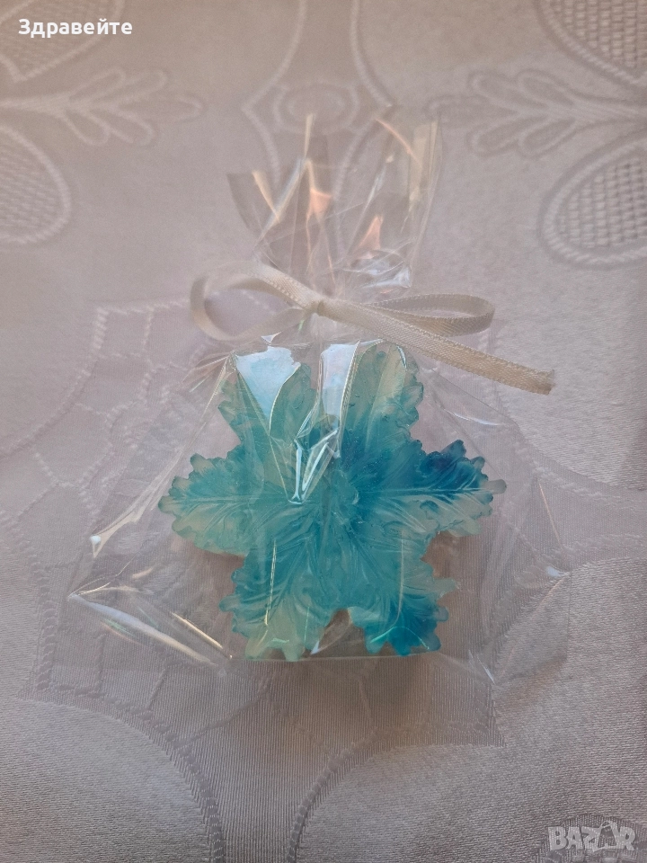 Коледни глицеринови ароматни сапунчета, снимка 1