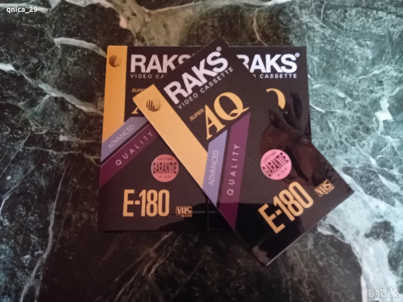 RAKS AQ-180 VHS видео касети, снимка 1