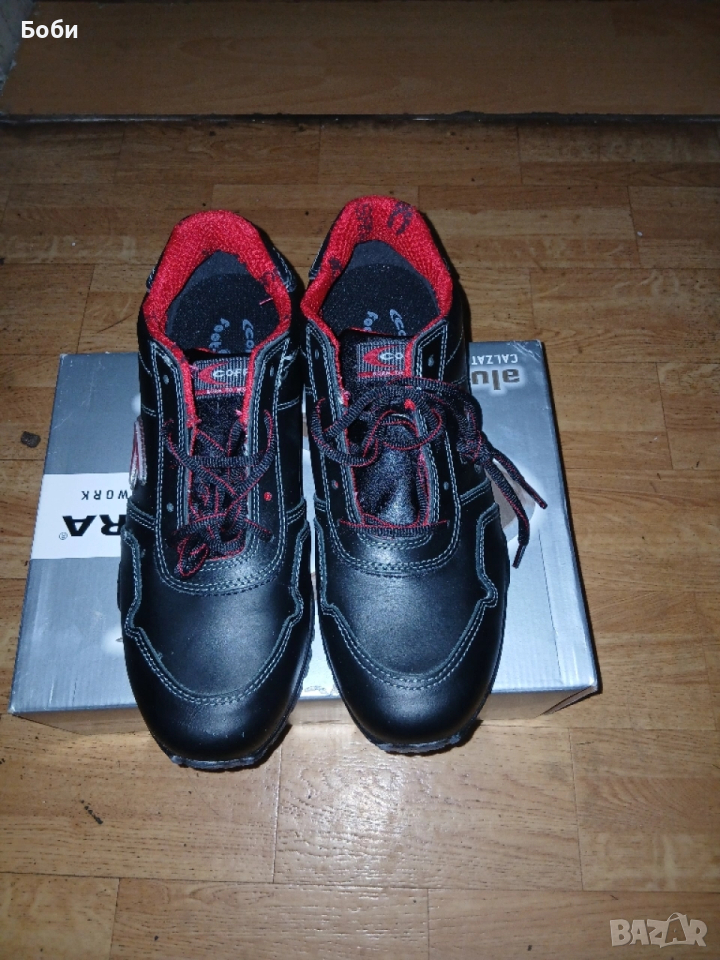 Италиански работни обувки кофра от естествена кожа нови, снимка 1