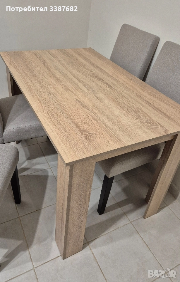 маса кухненско 120см 75см 75см, снимка 1