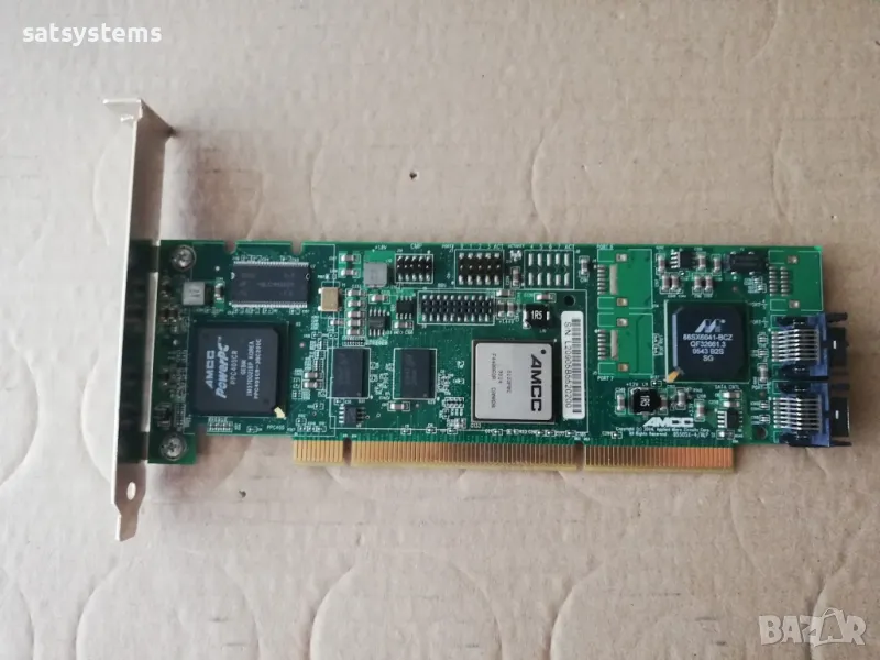 3ware AMCC 9550SX 4/8LP SATA II PCI-X RAID Controller Card , снимка 1