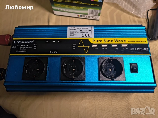 Инвертор с чиста синусоида 5kW 12V/24V към 220V

, снимка 4 - Друга електроника - 50562659