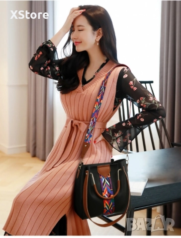 Дамска Чанта 4в1 – Модел 2025 | Елегантна, Практична, Многофункционална | Различни Цветове, снимка 16 - Чанти - 52547534