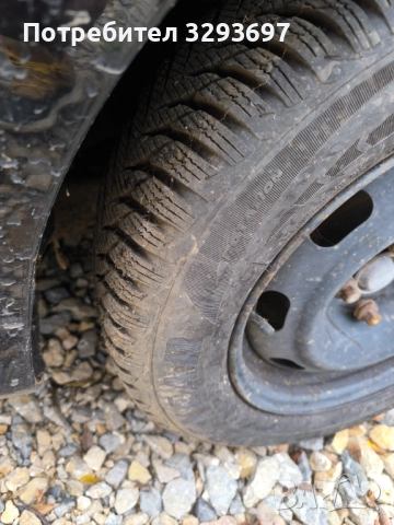 Продавам джанти с гуми 195 65 15 цола 4х108 , снимка 4 - Гуми и джанти - 52675761