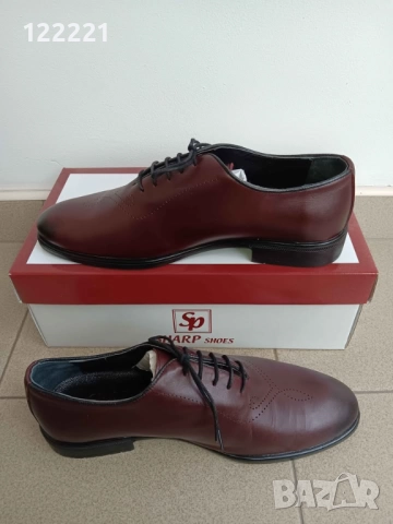 Луксозни мъжки обувки от естествена кожа N42 - чисто нови, снимка 2 - Ежедневни обувки - 52215650