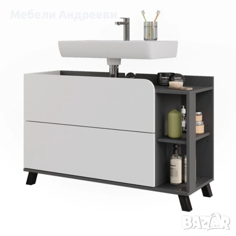 Шкаф за подмивка 100cm Vicco 8968, снимка 5 - Шкафове - 53766740