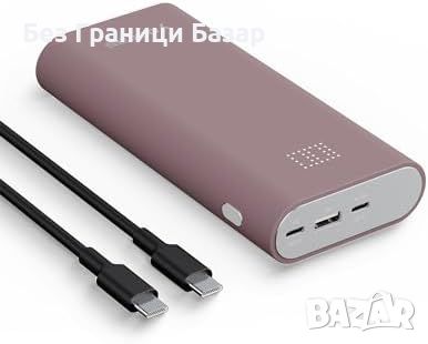 Нова 65W Бърза Зарядна Батерия: USB-C/A 20000mAh: Зарядно за Лаптоп и Телефон