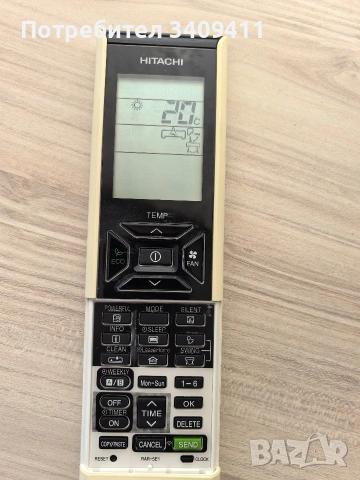 Климатик Hitachi RAC-35WPB / RAK-35PPB – готов за работа, може да се изпробва, снимка 5 - Климатици - 53339143