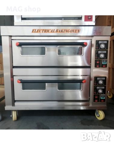 ПРОМО! Професионална електрическа фурна за пица и готвене две тави 60/40 , снимка 4 - Обзавеждане на кухня - 44343976