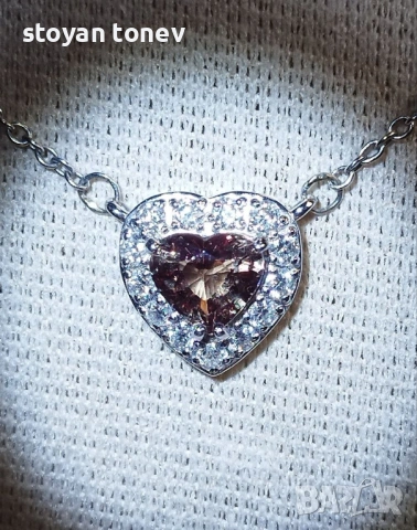 „Магично сърце“ – Ръчно изработено бижу с истинска магия в центъра!, снимка 8 - Колиета, медальони, синджири - 53775686