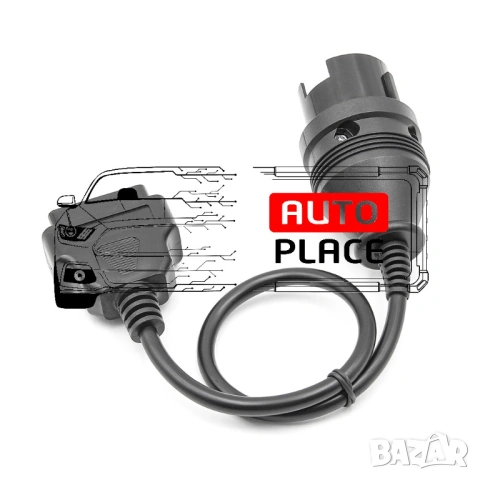 Кабел / Преходник / Адаптер за Mercedes 38 Pin 38 Пин Delphi Autocom, снимка 4 - Аксесоари и консумативи - 53972850