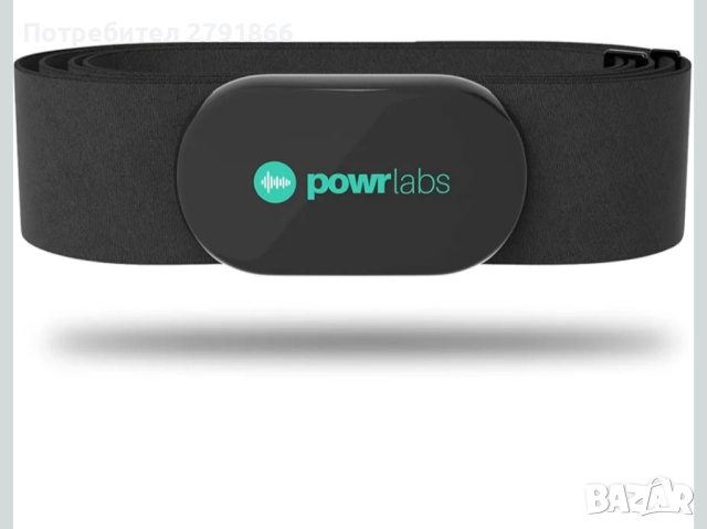 POWR LABS Bluetooth и ANT+ пулсомер с колан за гърди Garmin Wahoo,Polar Strava,Peloton приложения , снимка 3 - Фитнес уреди - 51825899