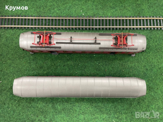 Мотриса в вагон електровоз Роко BR485/885 Н0 1:87 влак ЖП модел, снимка 4 - Колекции - 53639719