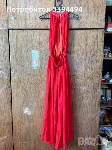 Дълга рокля Мегз с гол гръб, снимка 4 - Рокли - 50100340