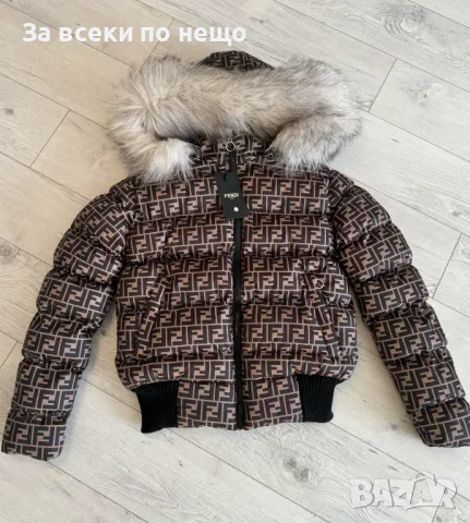 Дамско зимно яке с естествен пух на качулката Louis Vuitton🔝Fandi🔝Burberry Код D1536, снимка 3 - Якета - 48351339