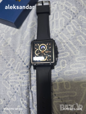 Часовник много качествено изпълнение всички стрелки функционират , снимка 2 - Мъжки - 51716558