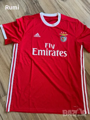 Оригинална мъжка тениска adidas Benfica! L, снимка 2 - Тениски - 49026205