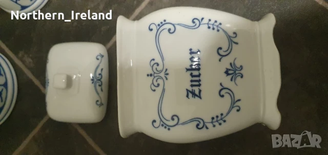 порцеланови солници, буркани син лук, снимка 4 - Антикварни и старинни предмети - 51053611