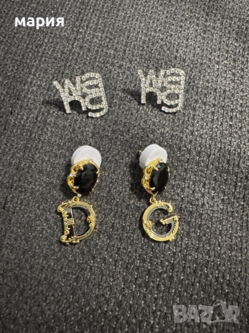 Нови обеци Wang ,Dolce &Gabbana, снимка 2 - Обеци - 51478729
