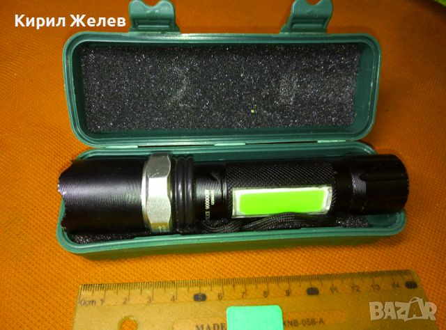 POLICE 900000W GERMANY USB Charge ПРОФЕСИОНАЛНО НЕМСКО ПОЛИЦЕЙСКО ФЕНЕРЧЕ 47016, снимка 2 - Екипировка - 46774761