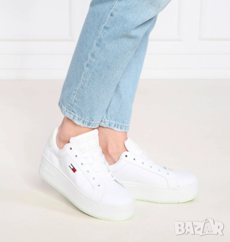 Tommy Jeans Сникърси Flatform Seasonal номер 38 маратонки / кецове , обувки , снимка 2 - Маратонки - 52215512
