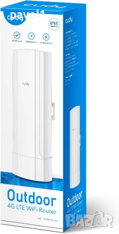 НОВ Безжичен външен рутер Cudy LT400 Outdoor, N300, 4G LTE, 2.4 GHz, 300 Mbps, снимка 8 - Рутери - 48121838