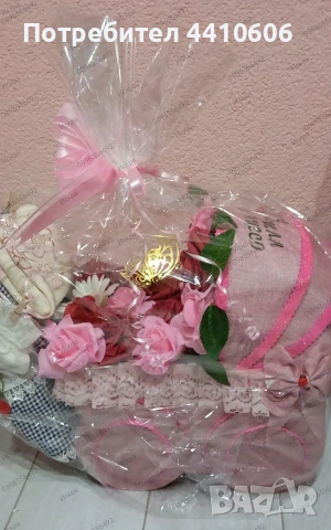 Ръчно изработен подарък за бебе-момиче