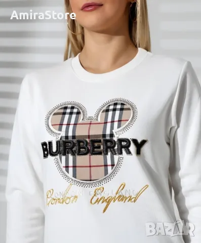 Дамска блуза BURBERRY в два цвята, снимка 2 - Блузи с дълъг ръкав и пуловери - 48201785