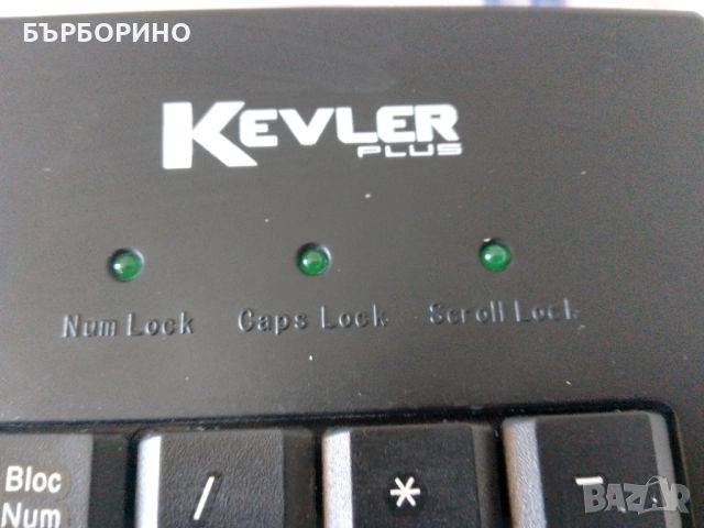 Кабелна клавиатура KEVLER PLUS KP-680U+P, снимка 4 - Клавиатури и мишки - 46723138