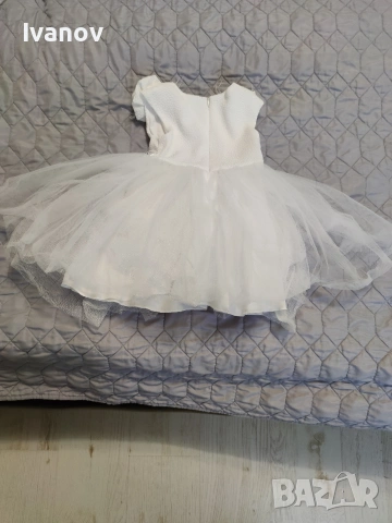 Официална рокля с болеро и обувки , снимка 4 - Детски рокли и поли - 53801926