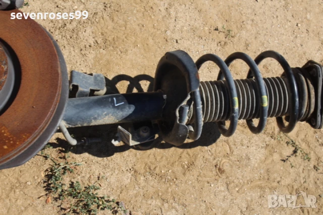 Шенкел преден ляв главина макферсон спирачен апарат Мазда 3 2008 2.3i 158hp Mazda 3 седан , снимка 3 - Части - 50946714