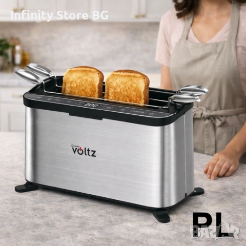 🍳🔥 Мултифункционален уред за готвене 4 в 1 Oliver Voltz OV51015R – Тостер, Грил, Фурна и BBQ 🔥🍳, снимка 5 - Други - 53465424