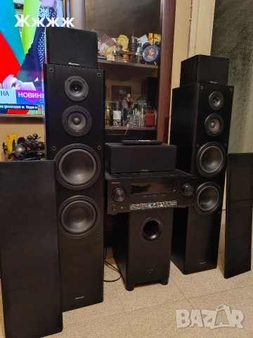 Домашно кино пайнер 5+1+субуфер , снимка 2 - Аудиосистеми - 52890712