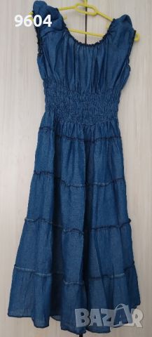 Дънкова рокля нова, снимка 3 - Рокли - 46420616