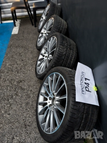 2 бр. Pirelli P Zero MO 255/35 ZR19, DOT 08/21, 7 мм., Отлични Летни Гуми, снимка 5 - Гуми и джанти - 53935915