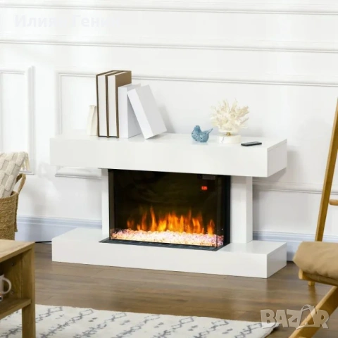 Електрическа камина HOMCOM, снимка 11 - Камини - 53689861