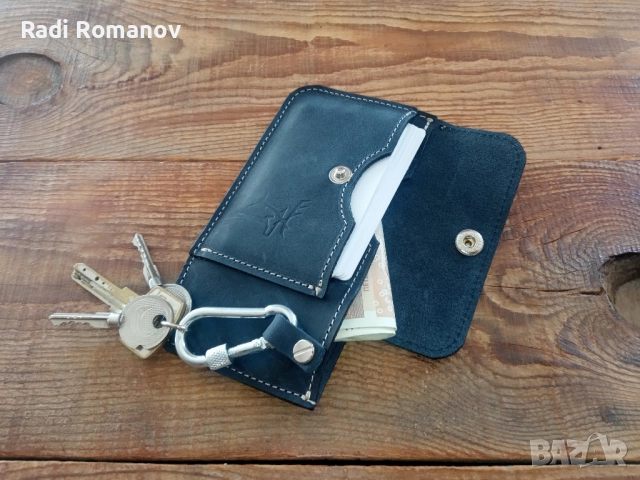 Кожен калъф за карти и лични документи , снимка 5 - Портфейли, портмонета - 52107432