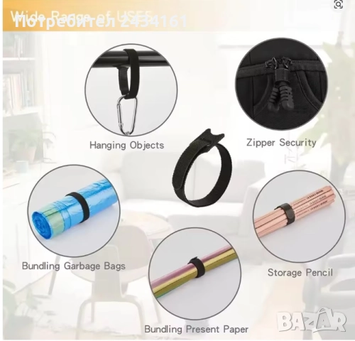 Кабелни връзки - свински опашки и за многократна употреба, снимка 8 - Други - 37085619