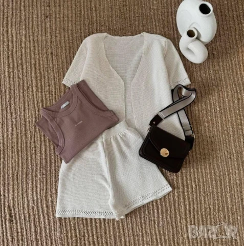 Летен комплект от 2 части Плетиво  , снимка 2 - Комплекти - 50922641